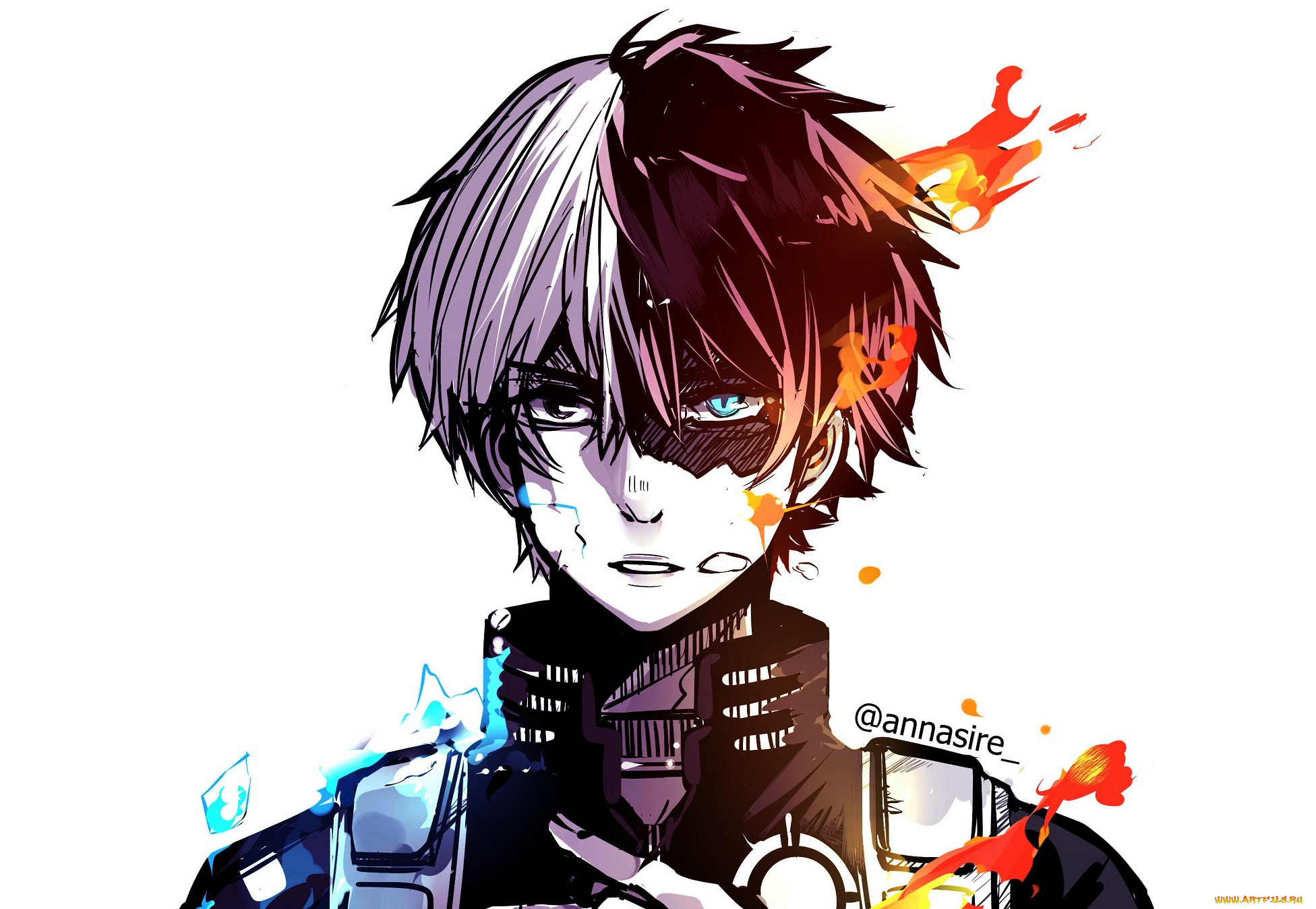 , boku no hero academia, boku, no, hero, academia, todoroki, shouto